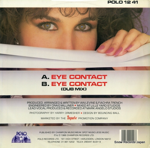 LUSARDI, LINDA eye contact POLO1241 - back cover