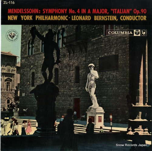 BERNSTEIN, LEONARD mendelssohn; symphony no.4 in a major,