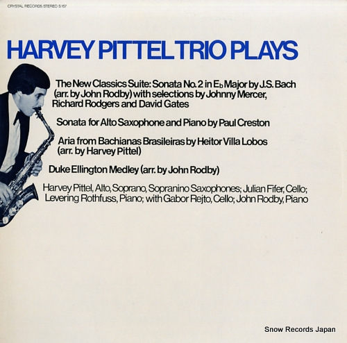 PITTEL, HARVEY harvey pittel trio plays S157