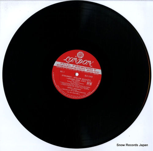 ANSERMET, ERNEST stravinsky; apollon musagete SLC1945