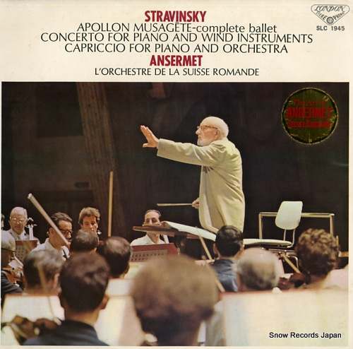 ANSERMET, ERNEST stravinsky; apollon musagete SLC1945