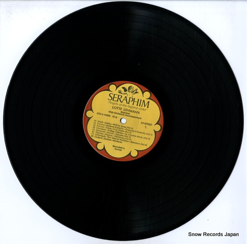 LEHMANN, LOTTE opera arias M60060 - disc
