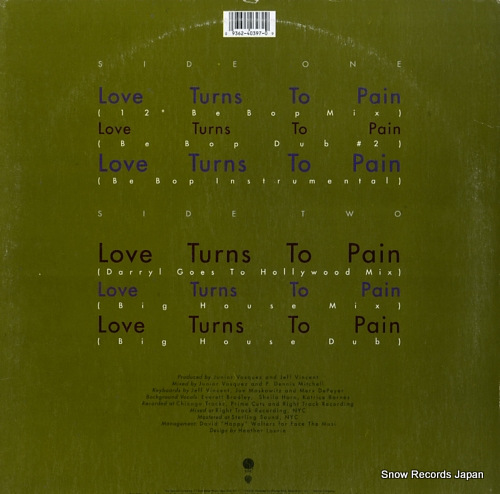 PANDY, DARRYL love turns to pain 0-40397