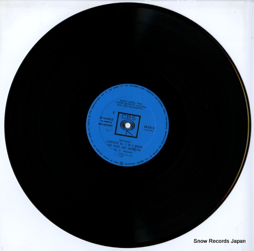 SERKIN, RUDOLF beethoven; third piano concerto / choral fantasy OS-421-C