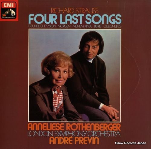 PREVIN, ANDRE strauss; four last songs ASD3082