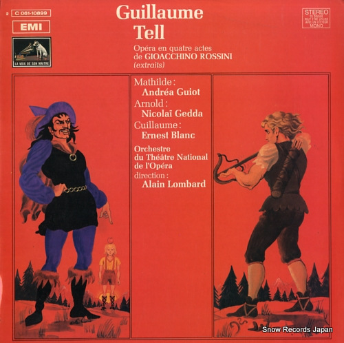 LOMBARD, ALAIN rossini; guillaume 2C061-10899