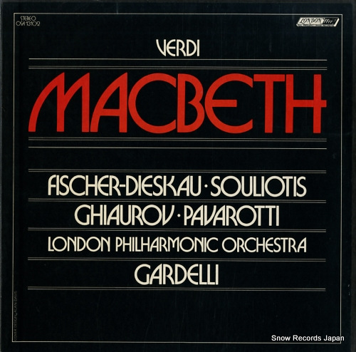 GARDELLI, LAMBERTO verdi; macbeth OSA13102