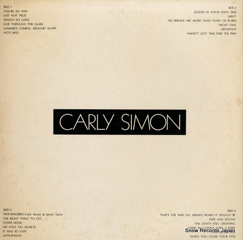 ꡼ carly simon P-5520E