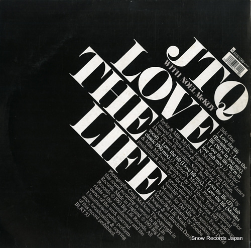 JTQ WITH NOEL MCKOY love the life BLRT93 - back cover