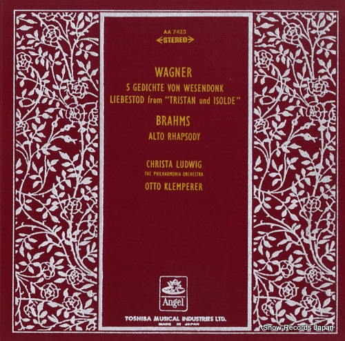 LUDWIG, CHRISTA wagner; 5 gedichte von mathilde wesendonk / liebestod from 