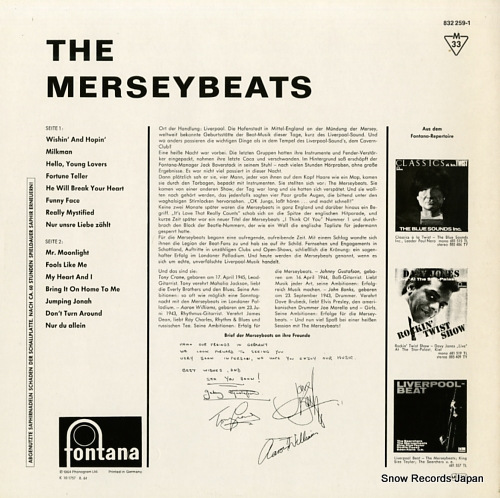 MERSEYBEATS, THE the merseybeats 832259-1