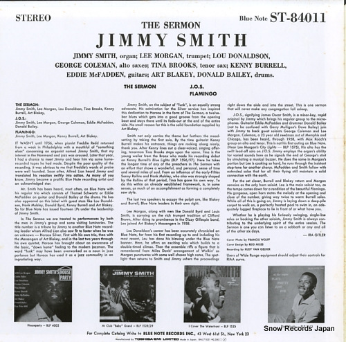 SMITH, JIMMY the sermon BNJ71051