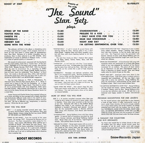 GETZ, STAN the sound YW-7506-RO