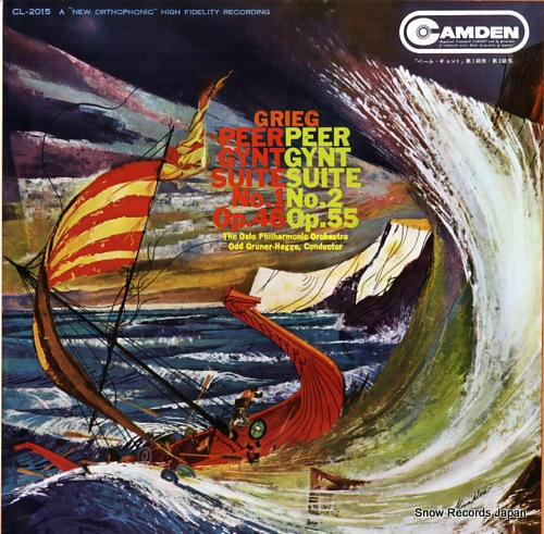HEGGE, ODD GRUNER grieg; peer gynt suite no.1, op.46 & no.2, op.55 CL-2015