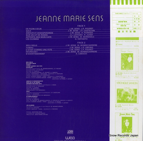 SENS, JEANNE MARIE d'avertissement P-10152A