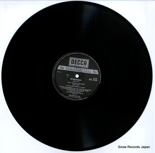 BRITTEN, BENJAMIN britten; peter grimes SXL2150-2