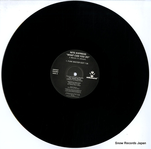 NITE EXPRESS what can you do UND037 - disc