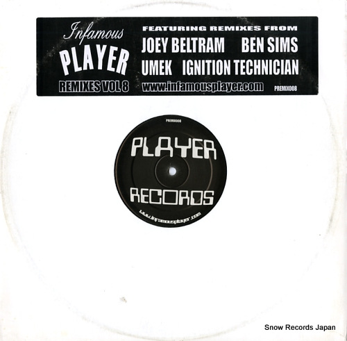 プレイヤー infamous player remixes vol.8 PREMIX008