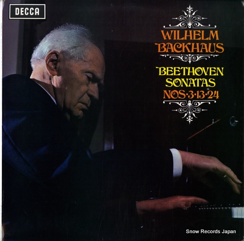 إࡦХåϥ beethoven; sonatas nos.3 & 13 & 24 SXL6416