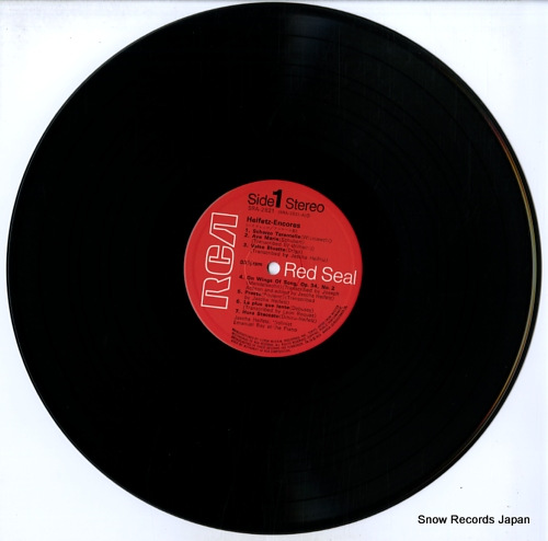HEIFETZ, JASCHA heifetz encores SRA-2821