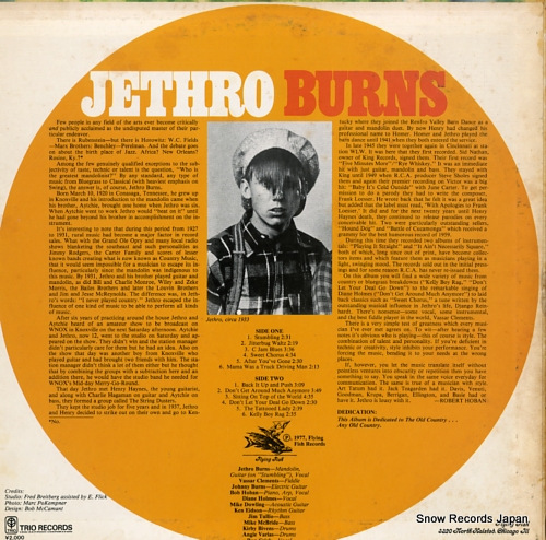 BURNS, JETHRO jethro burns PA-6092