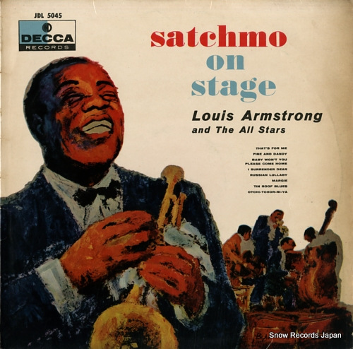 ARMSTRONG, LOUIS satchmo on stage JDL5045