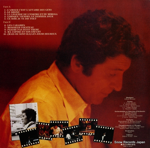 BECAUD, GILBERT gilbert becaud EOS-80744 - back cover