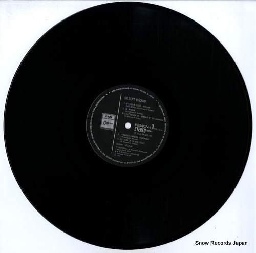 BECAUD, GILBERT gilbert becaud EOS-80744 - disc