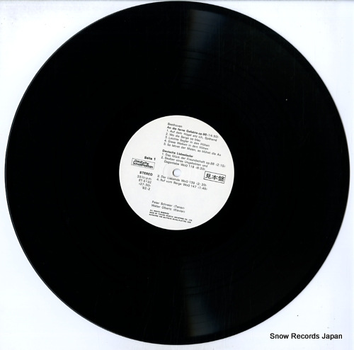 SCHREIER, PETER beethoven; lieder 2 ET-5132 - disc