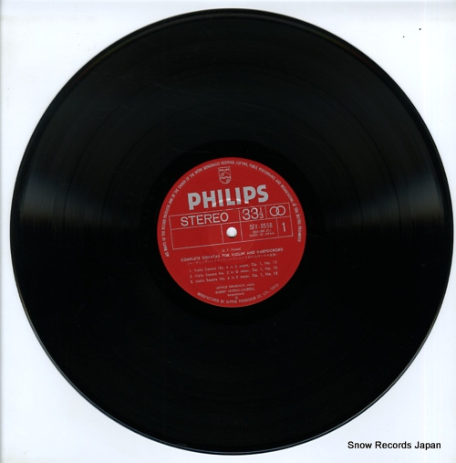 GRUMIAUX, ARTHUR handel; complete sonatas for violin and harpsichord SFX-8558