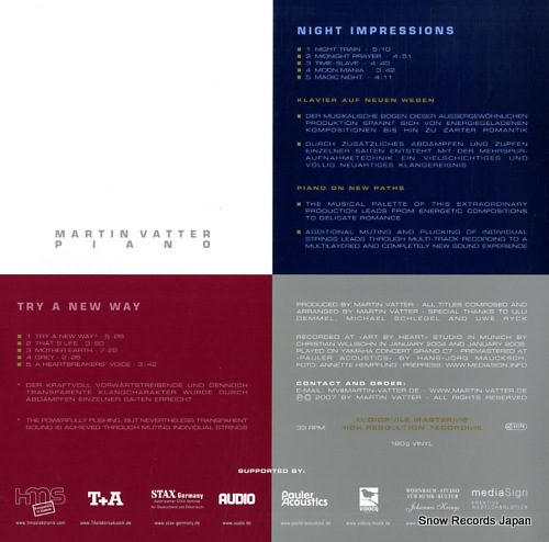 VATTER, MARTIN try a new way / night impressions 15588/LP-070402 - back cover