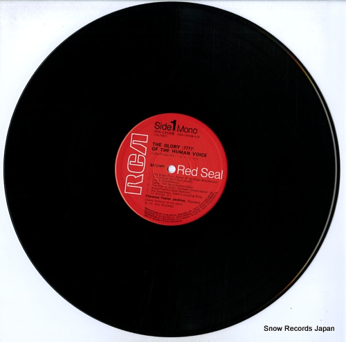 JENKINS, FLORENCE FOSTER the glory(????) of the human voice SRA-2959