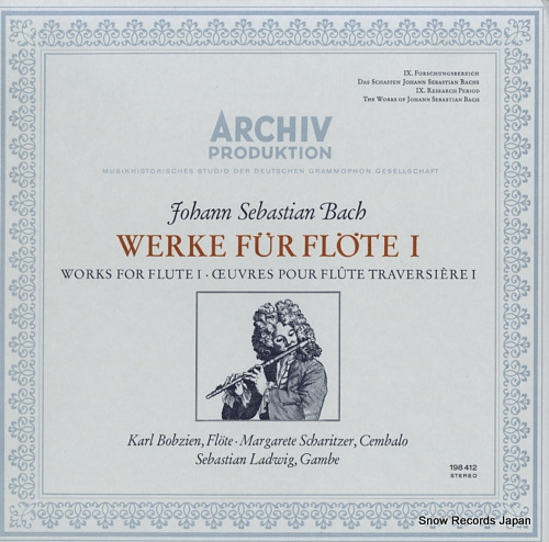 BOBZIEN, KARL bach; werke fur flote i 198412