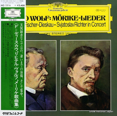 FISCHER-DIESKAU, DIETRICH wolf; morike-lieder MG2516