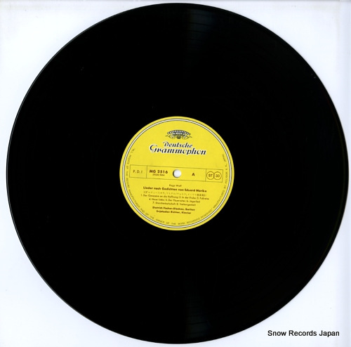 FISCHER-DIESKAU, DIETRICH wolf; morike-lieder MG2516