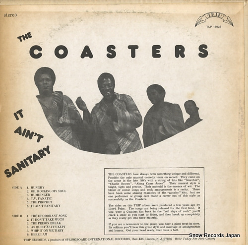 COASTERS, THE it ain't sanitary TLP-8028