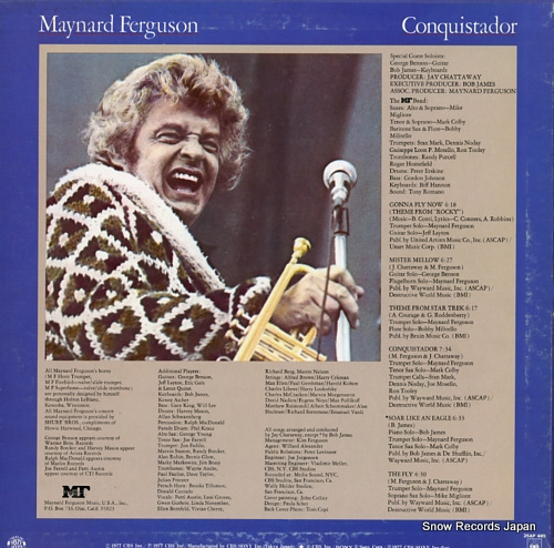 FERGUSON, MAYNARD conquistador 25AP441 - back cover
