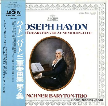 MUNCHNER BARYTON -TRIO haydn; trio fur bartton, viola und violoncello MA5158