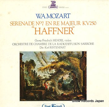 RISTENPART, KARL mozart; serenade no.7 en re majeur kv250 ERA-1050