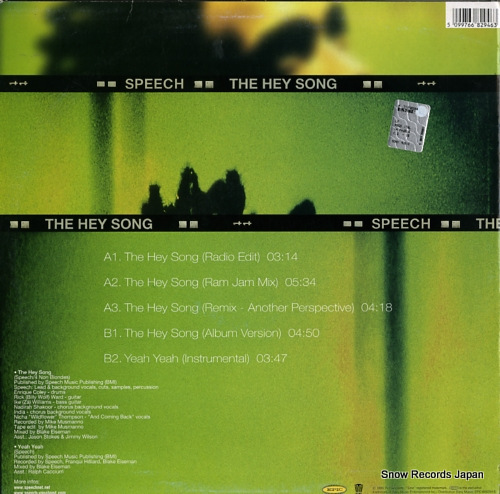 SPEECH the hey song EPC6682946