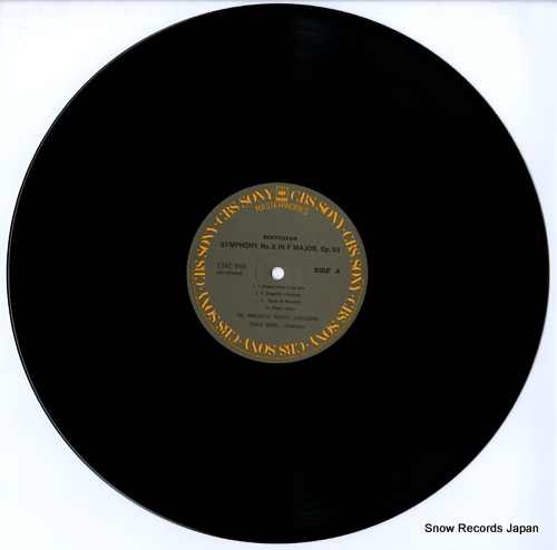 CASALS, PABLO beethoven; symphony no.8 13AC949