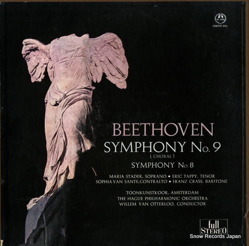 OTTERLOO, WILLEM VON beethoven; symphony no.9 choral symphony no.8 SM2400