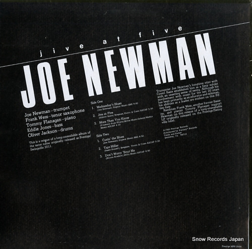 NEWMAN, JOE jive at five MPP-2509