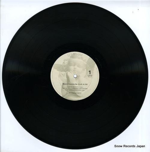 HEIFETZ, JASCHA / SIR THOMAS BEECHAM mendelssohn; concerto in e minor / mozart; concerto no.4 in d 60162