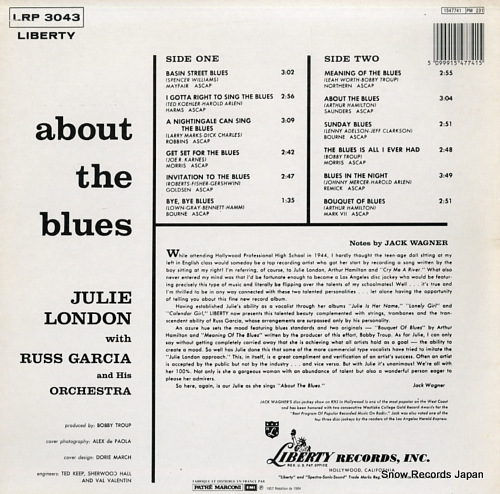 LONDON, JULIE about the blues LRP3043/1547741