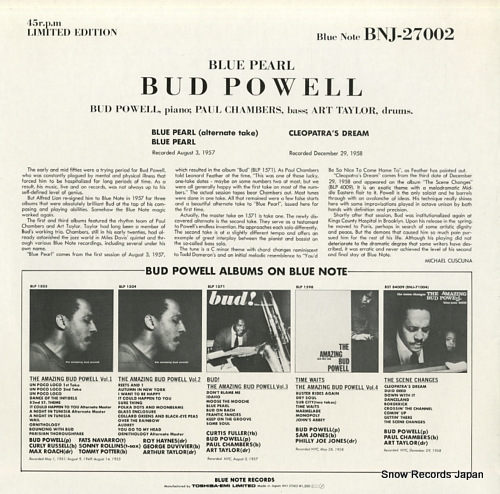 POWELL, BUD blue pearl BNJ-27002