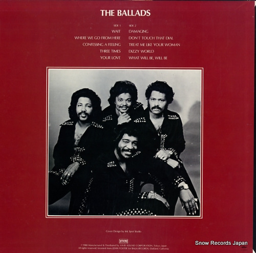 BALLADS, THE confessing the feeling VS1023