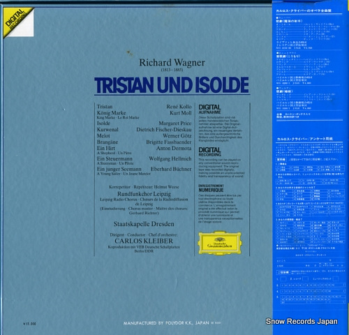 KLEIBER, CARLOS wagner; tristan und isolde 00MG0440/4