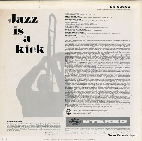 BROOKMEYER, BOB jazz is a kick SJ-19801