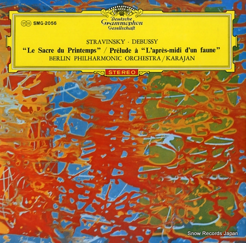 KARAJAN, HERBERT VON stravinsky; le sacre du printemps SMG-2056